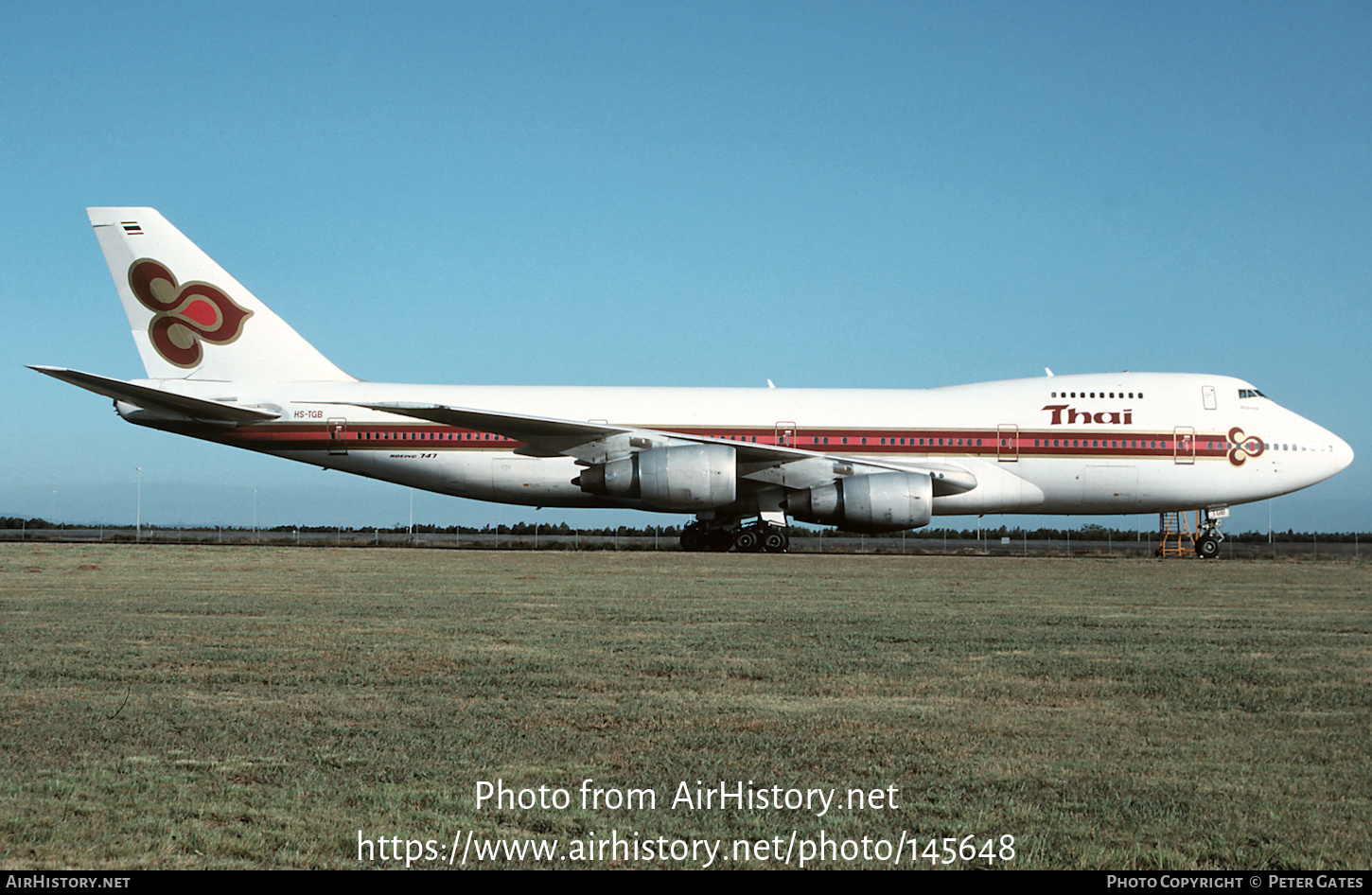 Aircraft Photo Of Hs Tgb Boeing 747 2d7b Thai Airways International Airhistory Net