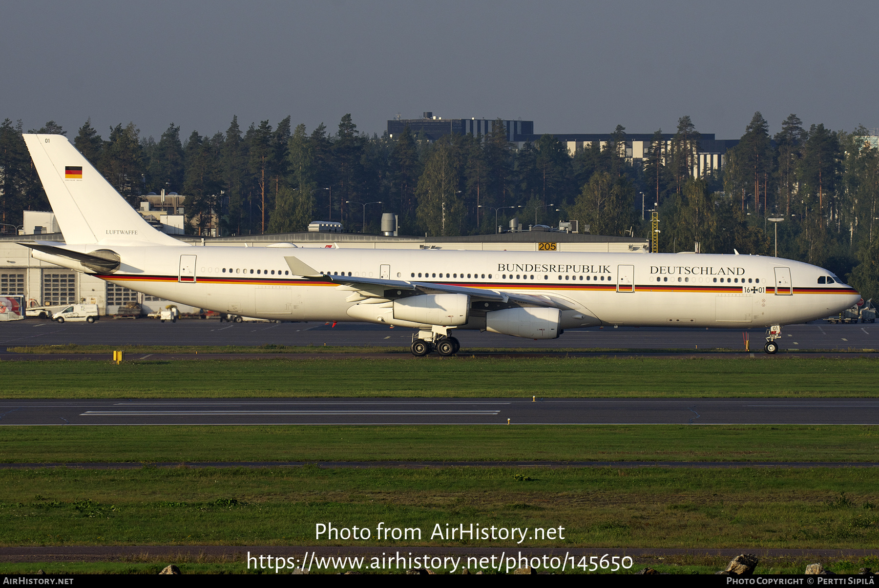 Aircraft Photo of 1601 | Airbus A340-313 | Germany - Air Force | AirHistory.net #145650