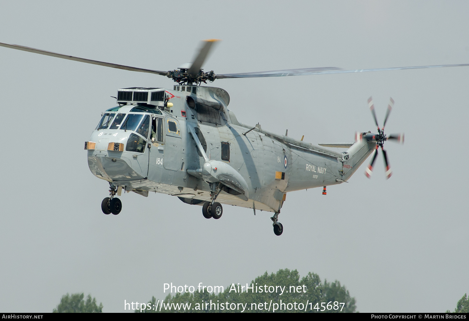 Aircraft Photo of XV707 | Westland WS-61 Sea King AEW7 | UK - Navy | AirHistory.net #145687