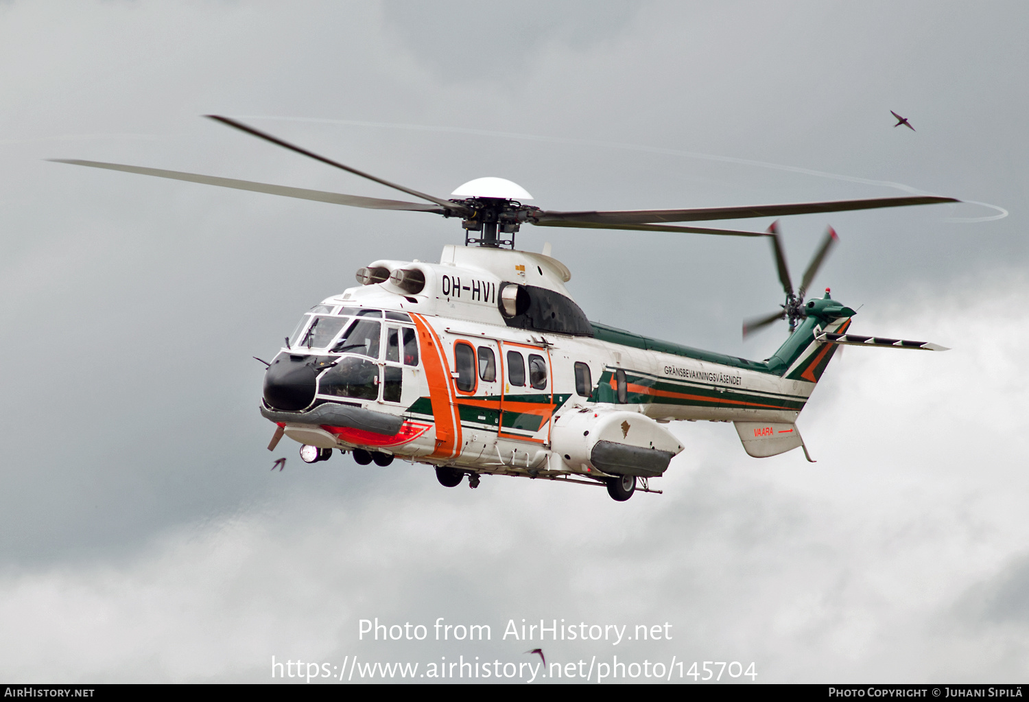 Aircraft Photo of OH-HVI | Aerospatiale AS-332L1 Super Puma | Rajavartiolaitos - Finnish Border Guard | AirHistory.net #145704