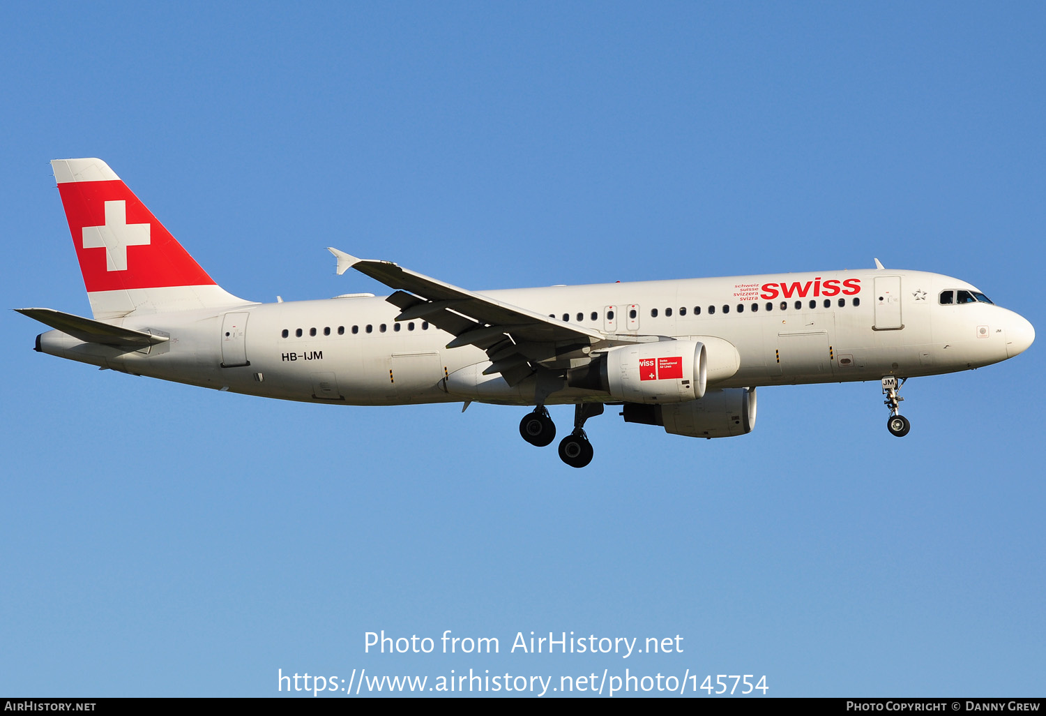 Aircraft Photo of HB-IJM | Airbus A320-214 | Swiss International Air Lines | AirHistory.net #145754