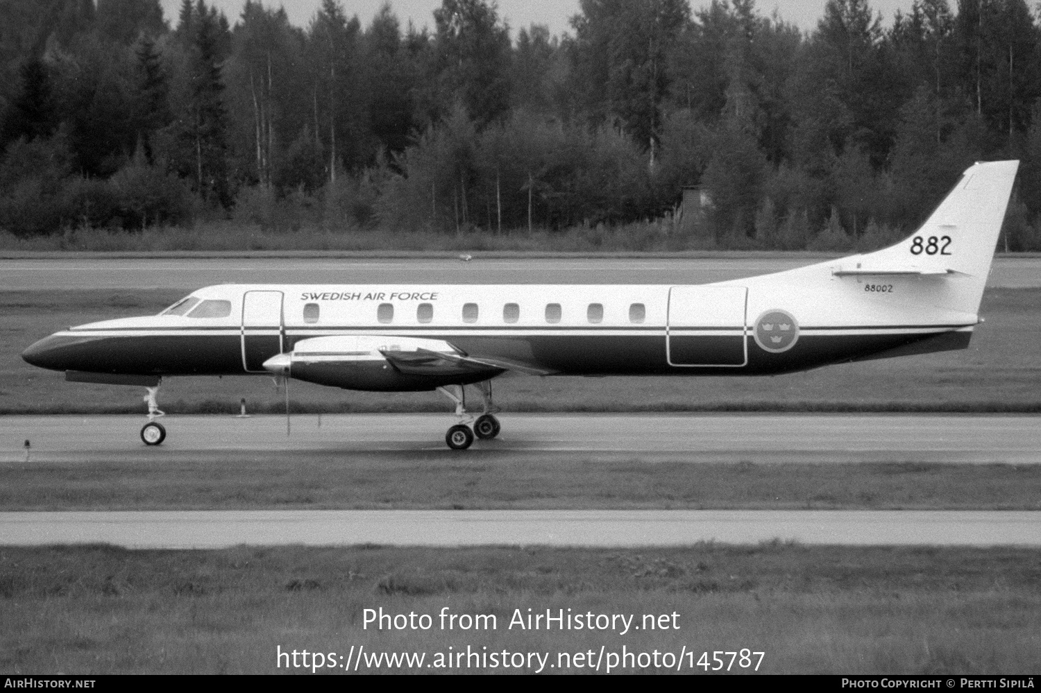 Aircraft Photo of 88002 | Fairchild Swearingen Tp88 Merlin IVC | Sweden - Air Force | AirHistory.net #145787