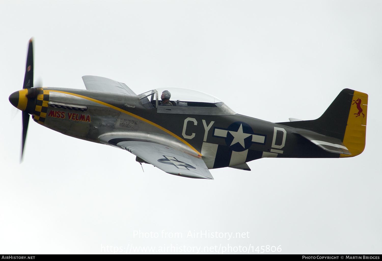 Aircraft Photo of N251RJ / NX251RJ | North American P-51D Mustang | USA - Air Force | AirHistory.net #145806