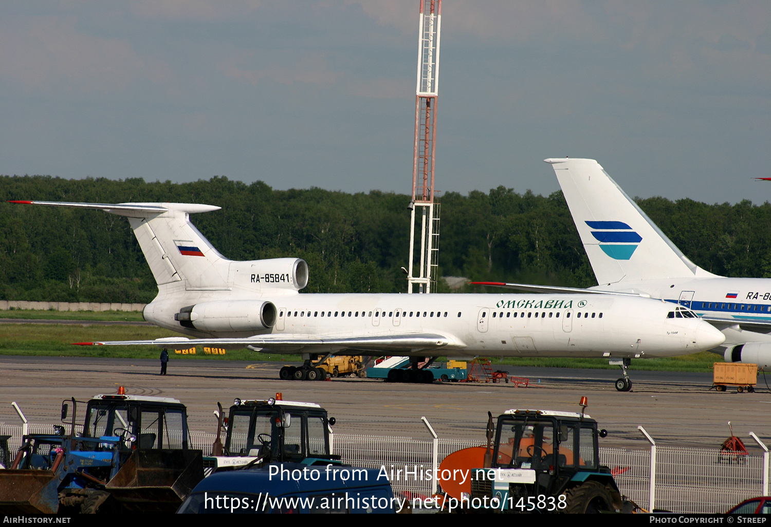 Aircraft Photo of RA-85841 | Tupolev Tu-154M | Omskavia | AirHistory.net #145838