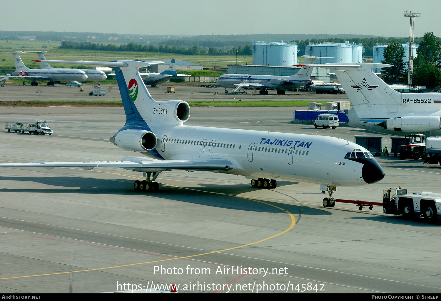 Aircraft Photo of EY-85717 | Tupolev Tu-154M | Tajikistan Airlines | AirHistory.net #145842