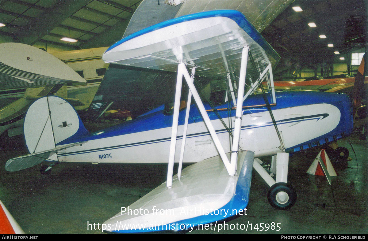 Aircraft Photo of N107C | Great Lakes 2T-1A Sport Trainer | AirHistory.net #145985