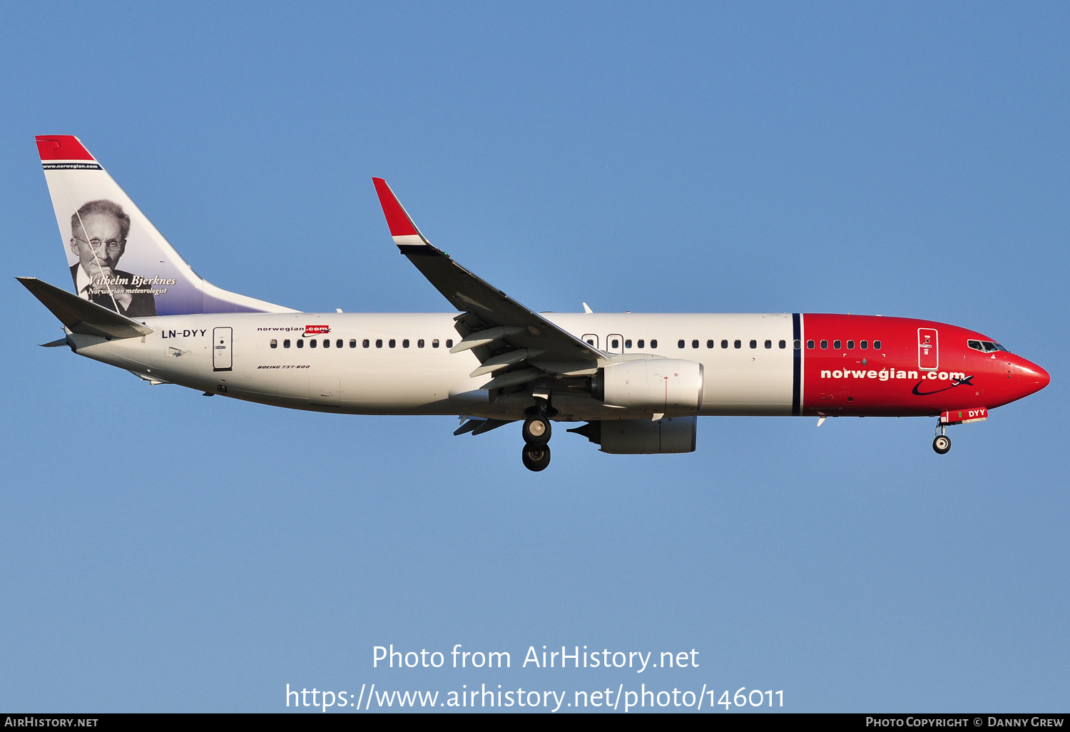 Aircraft Photo of LN-DYY | Boeing 737-8JP | Norwegian | AirHistory.net #146011