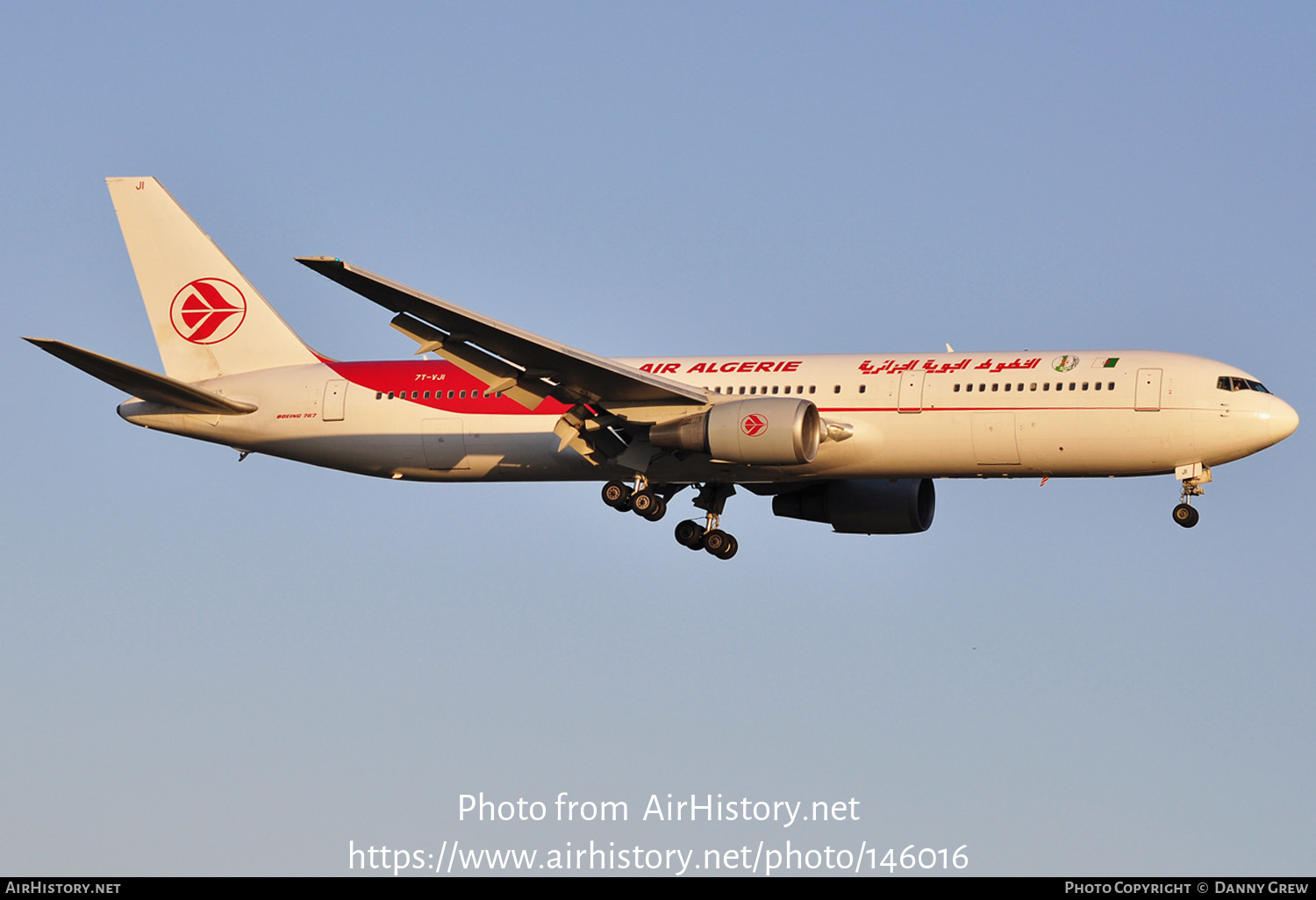 Aircraft Photo of 7T-VJI | Boeing 767-3D6 | Air Algérie | AirHistory.net #146016