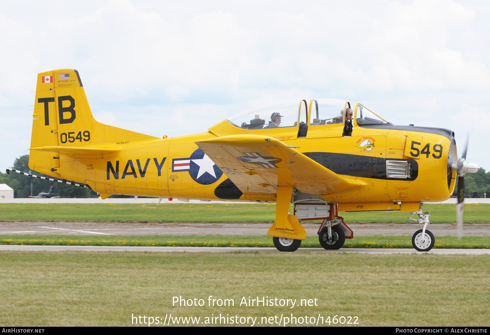 Aircraft Photo of N128JC / 140549 | North American T-28C Trojan | USA - Navy | AirHistory.net #146022