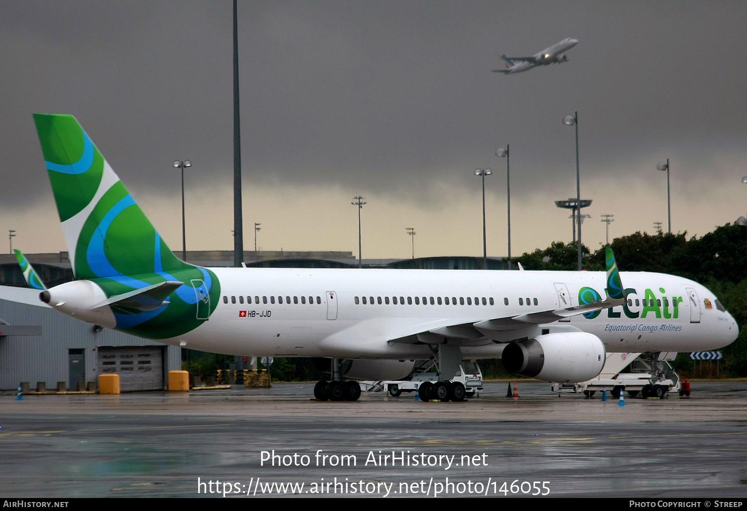 Aircraft Photo of HB-JJD | Boeing 757-236 | ECAir - Equatorial Congo Airlines | AirHistory.net #146055