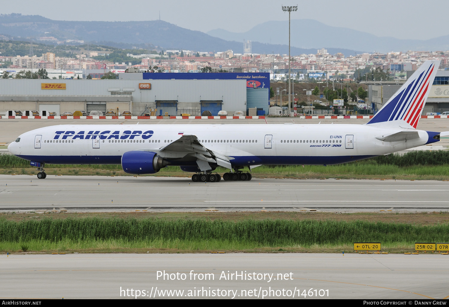 Aircraft Photo of EI-UNN | Boeing 777-312 | Transaero Airlines | AirHistory.net #146101