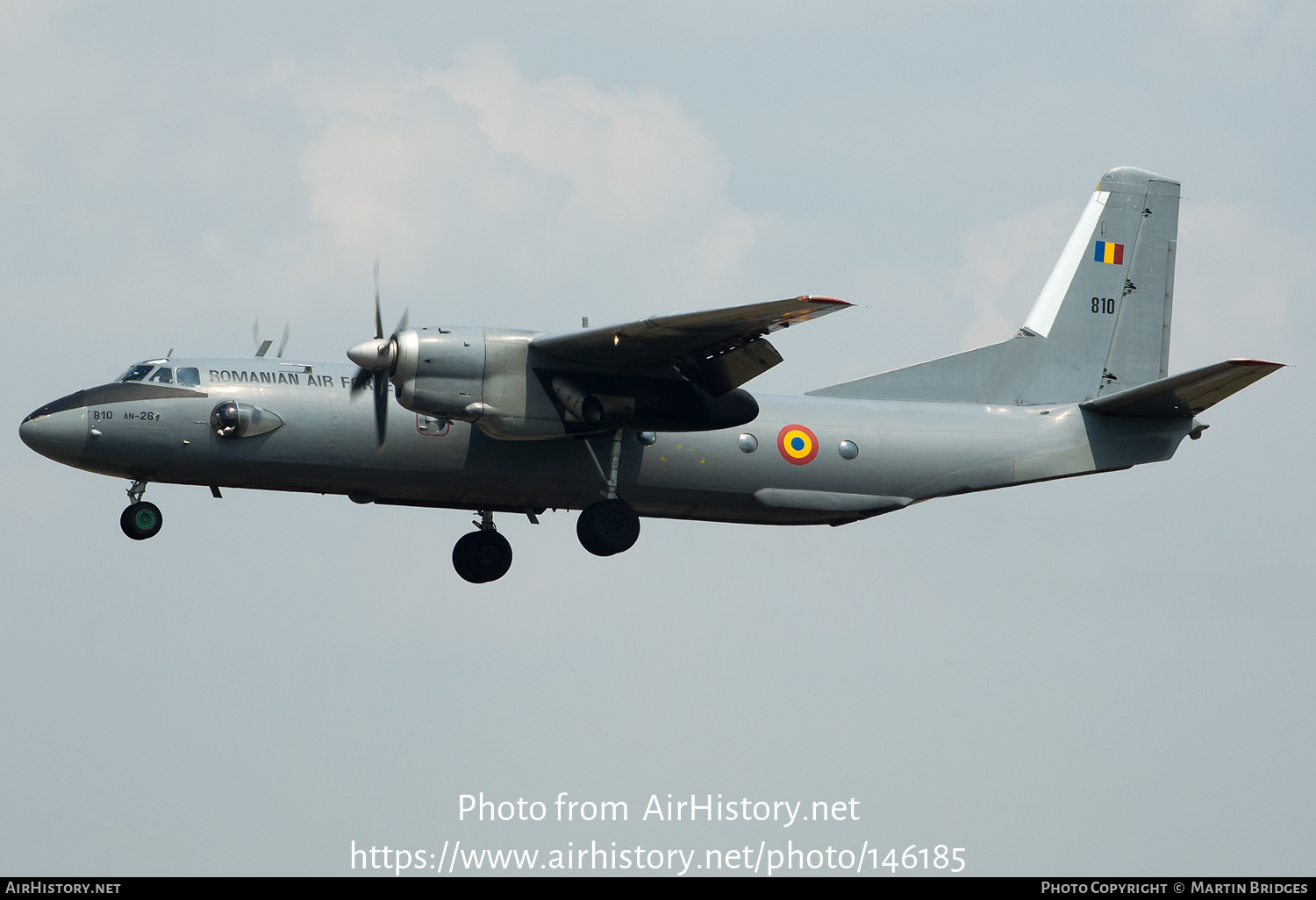 Aircraft Photo of 810 | Antonov An-26 | Romania - Air Force | AirHistory.net #146185