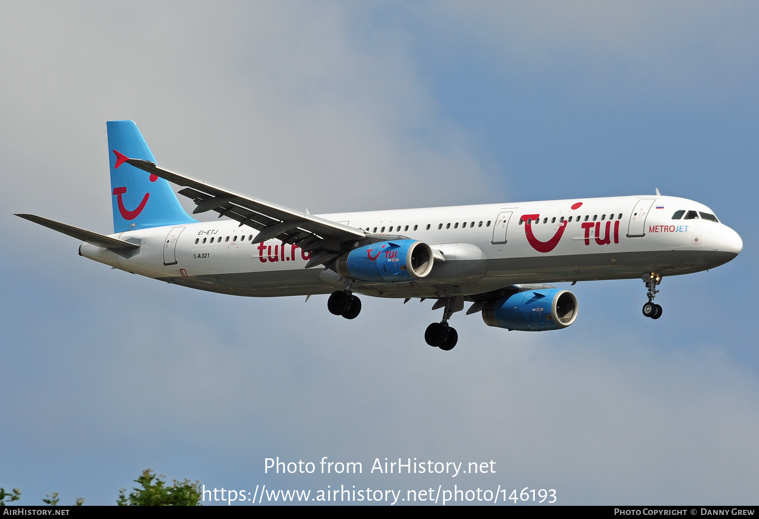 Aircraft Photo of EI-ETJ | Airbus A321-231 | TUI | AirHistory.net #146193