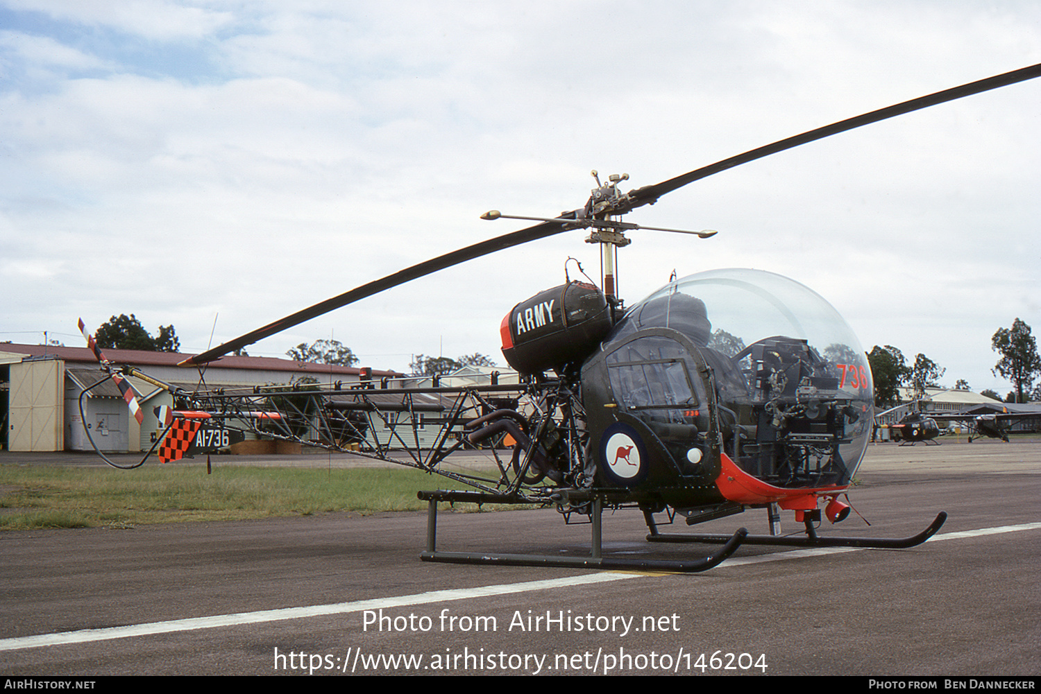 Aircraft Photo of A1-736 | Bell 47G-3B-1 Sioux | Australia - Army | AirHistory.net #146204