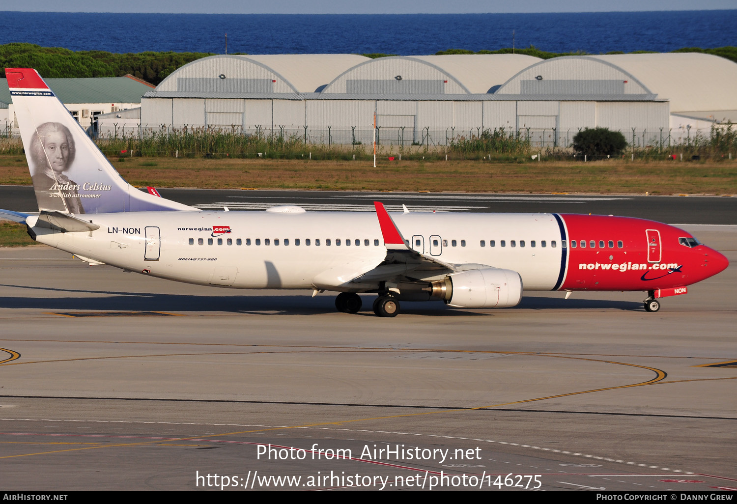 Aircraft Photo of LN-NON | Boeing 737-86N | Norwegian | AirHistory.net #146275