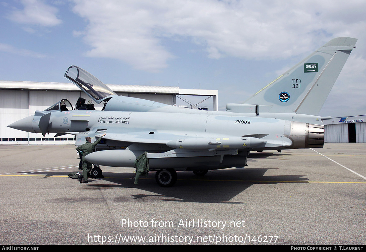 Aircraft Photo of 321 / ZK089 | Eurofighter EF-2000 Typhoon T | Saudi Arabia - Air Force | AirHistory.net #146277