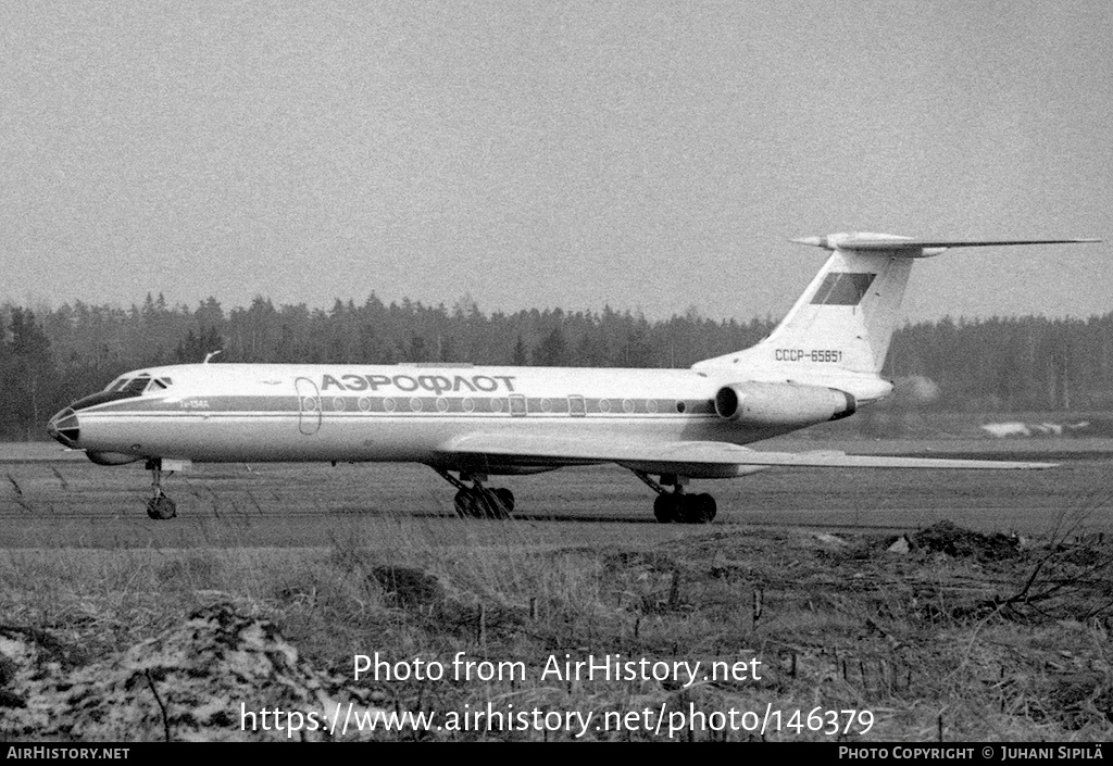 Aircraft Photo of CCCP-65851 | Tupolev Tu-134A | Aeroflot | AirHistory.net #146379