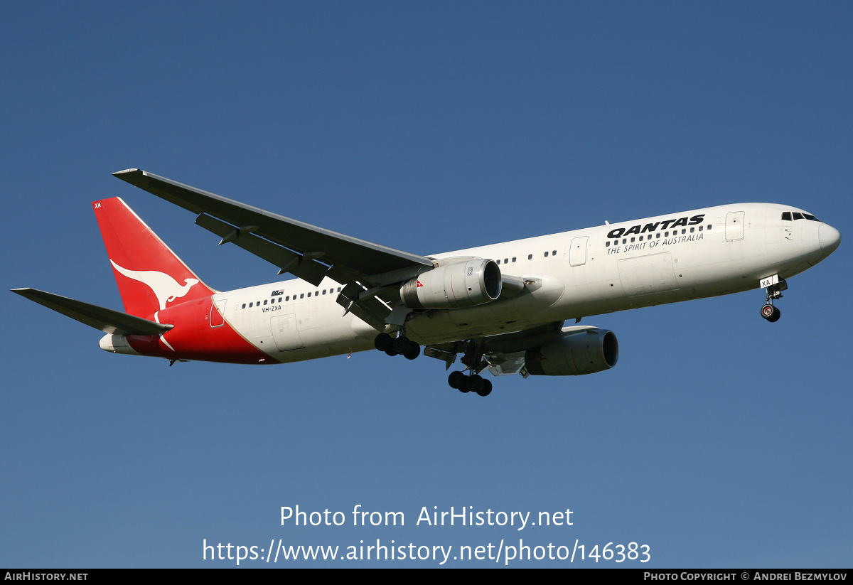 Aircraft Photo of VH-ZXA | Boeing 767-336/ER | Qantas | AirHistory.net #146383