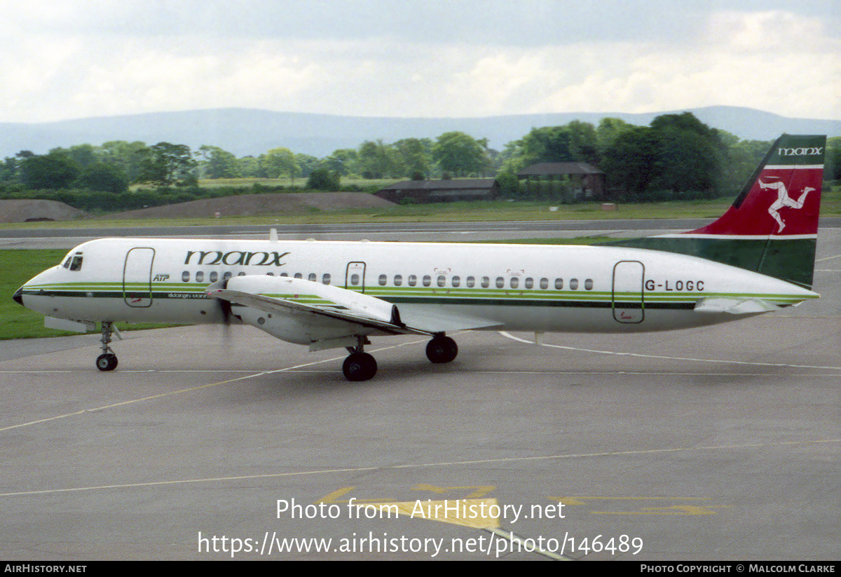 Aircraft Photo of G-LOGC | British Aerospace ATP | Manx Airlines | AirHistory.net #146489