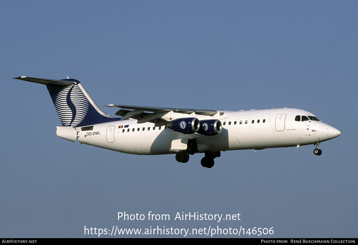 Aircraft Photo of OO-DWL | British Aerospace Avro 146-RJ100 | Sabena | AirHistory.net #146506