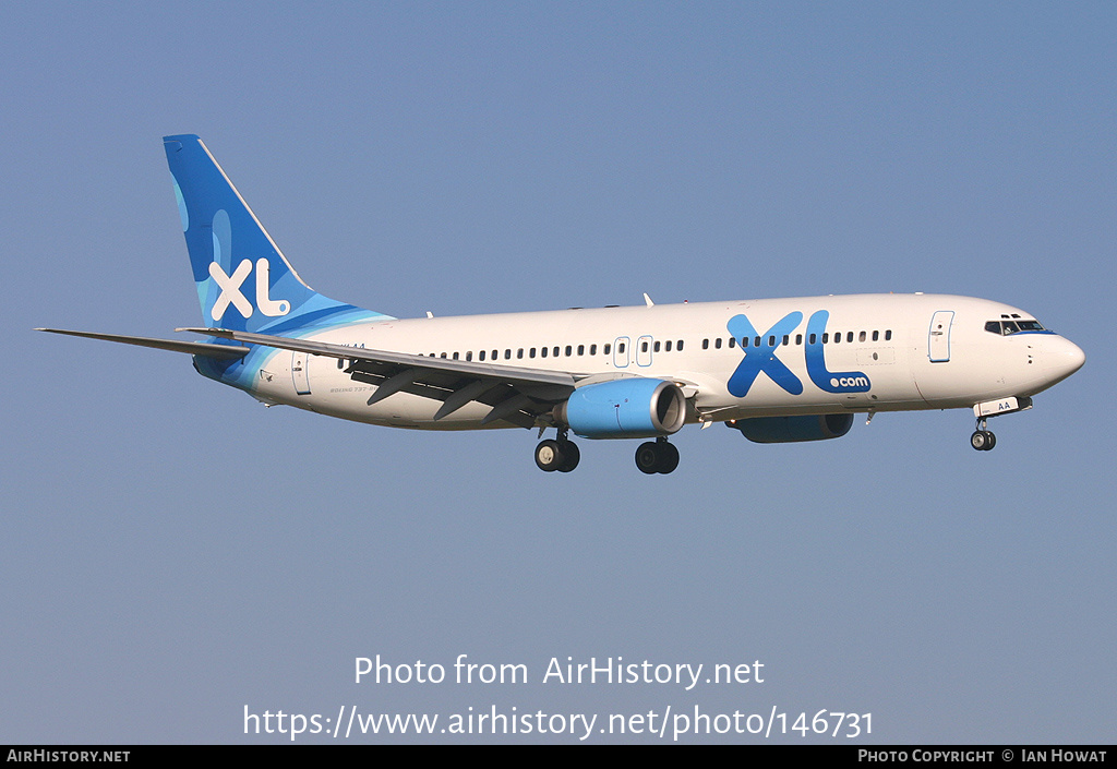 Aircraft Photo of G-XLAA | Boeing 737-8Q8 | XL Airways | AirHistory.net #146731