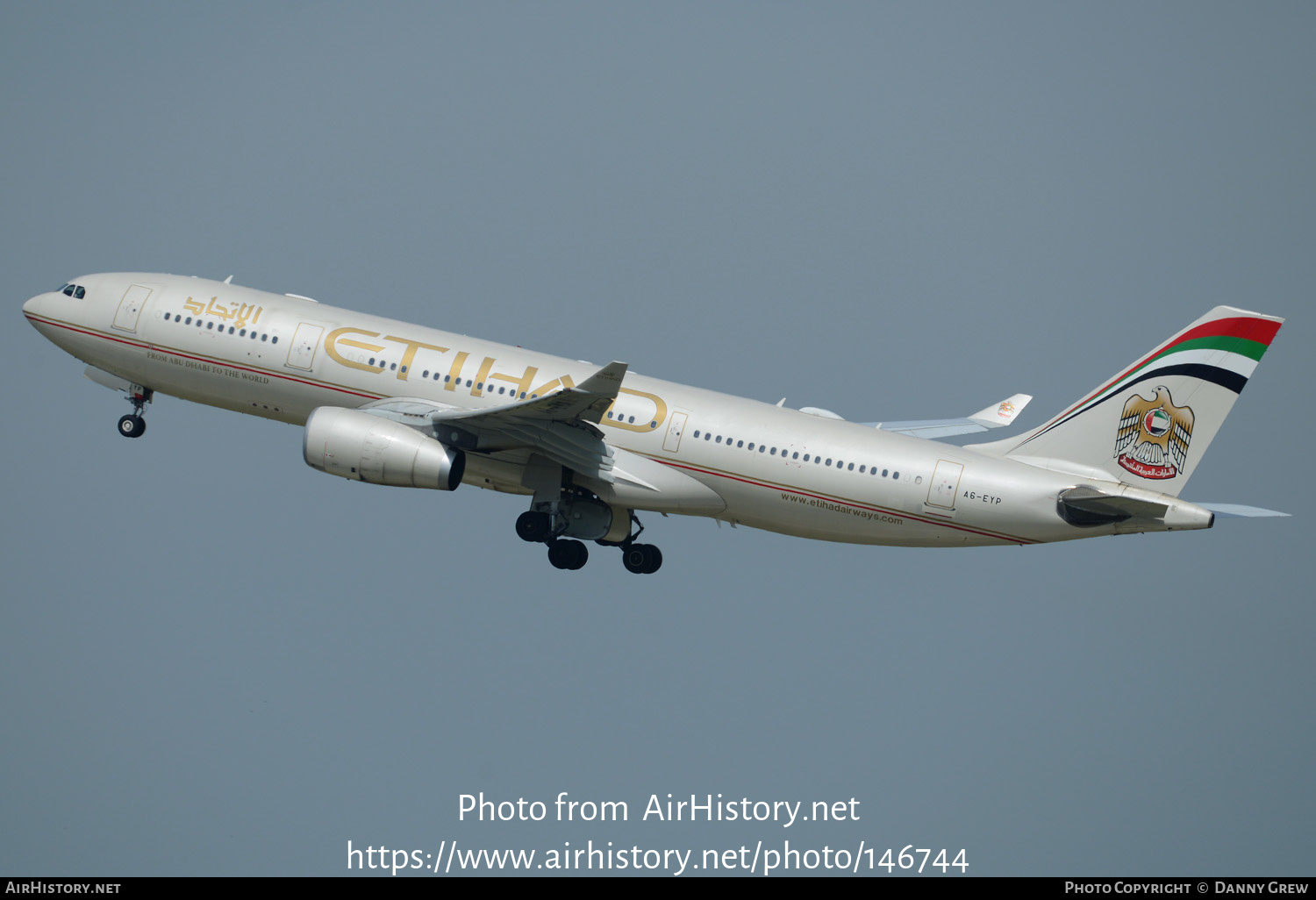 Aircraft Photo of A6-EYP | Airbus A330-243 | Etihad Airways | AirHistory.net #146744