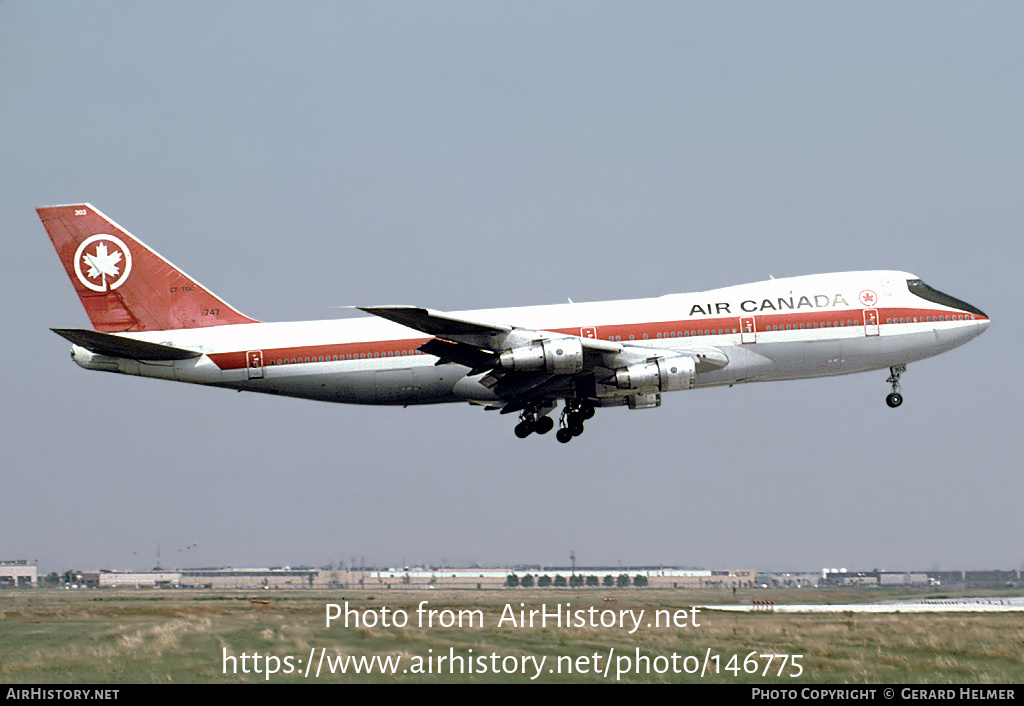 Aircraft Photo of CF-TOC | Boeing 747-133 | Air Canada | AirHistory.net #146775