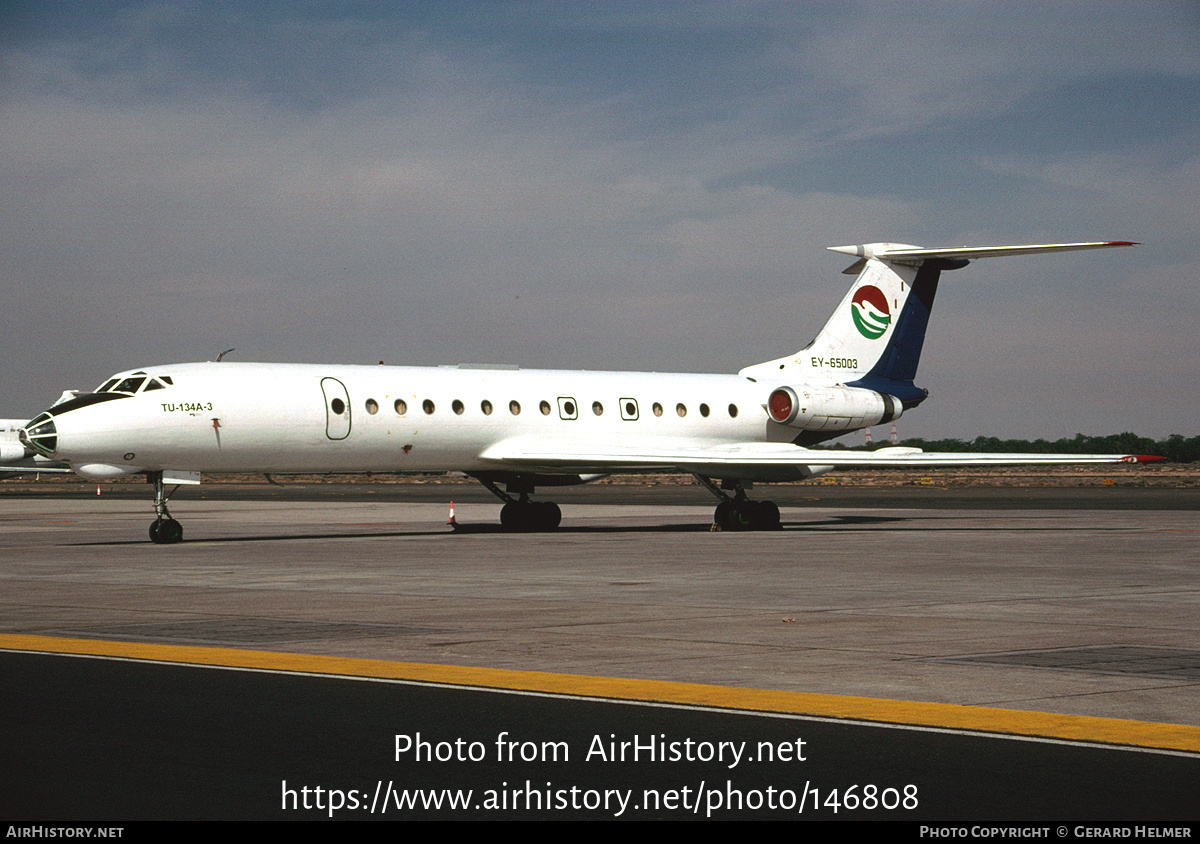 Aircraft Photo of EY-65003 | Tupolev Tu-134A-3 | Tajik Air | AirHistory.net #146808