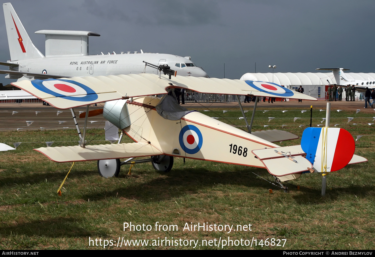 Aircraft Photo of 10-1968 / 1968 | Nieuport 11 (replica) | UK - Air Force | AirHistory.net #146827