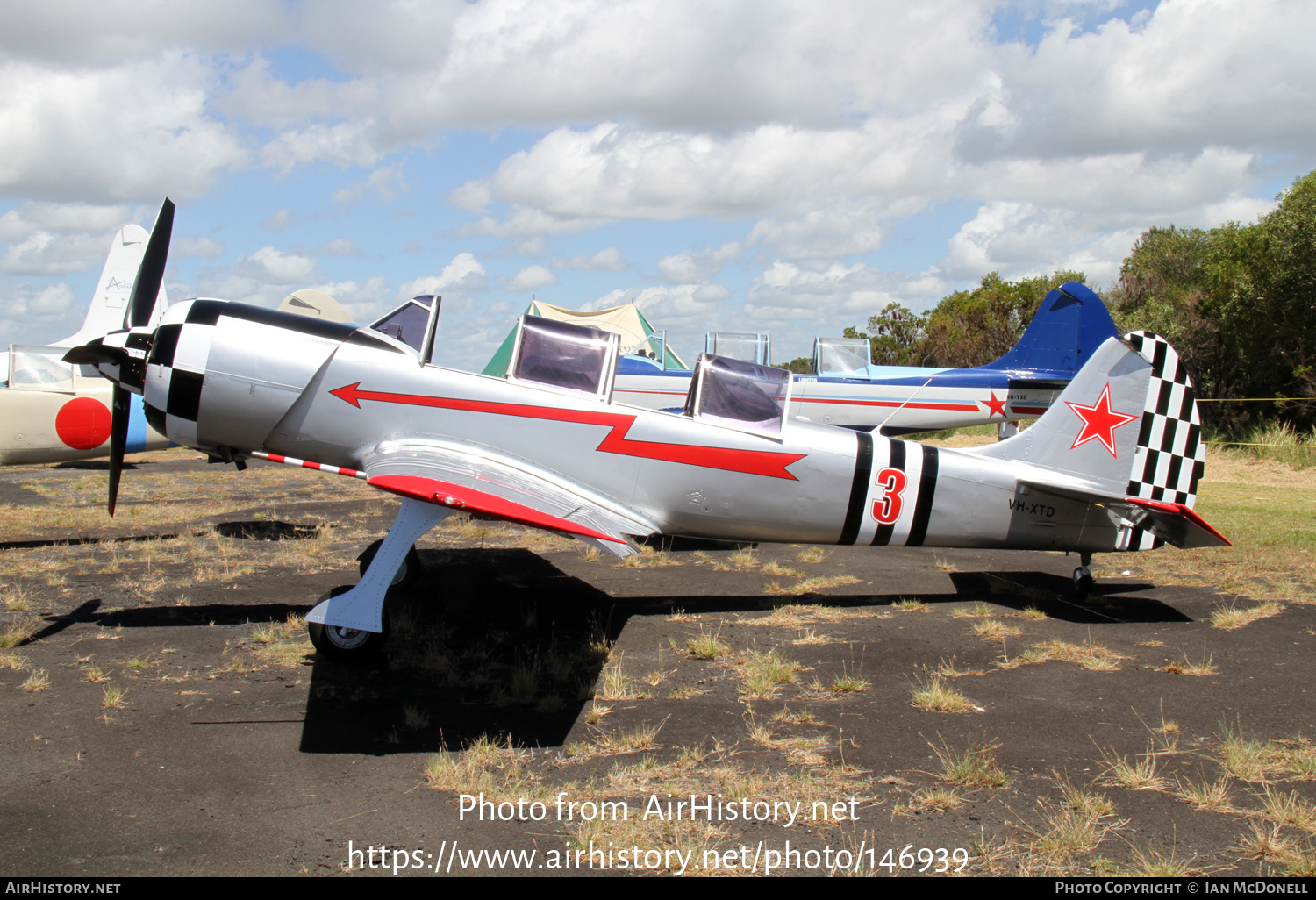 Aircraft Photo of VH-XTD | Yakovlev Yak-52TD | Soviet Union - Air Force | AirHistory.net #146939