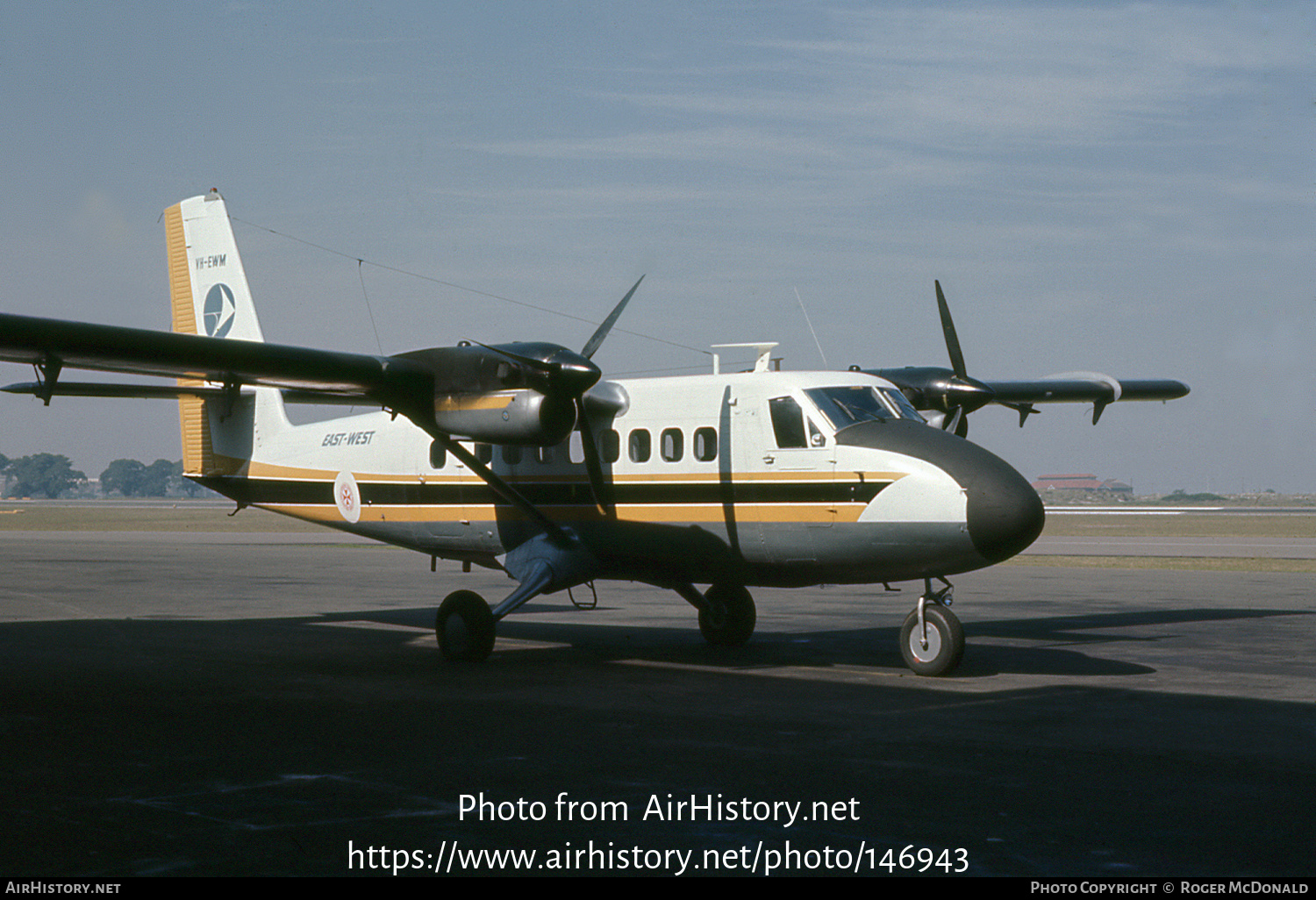 Aircraft Photo of VH-EWM | De Havilland Canada DHC-6-100 Twin Otter | East-West Airlines | AirHistory.net #146943