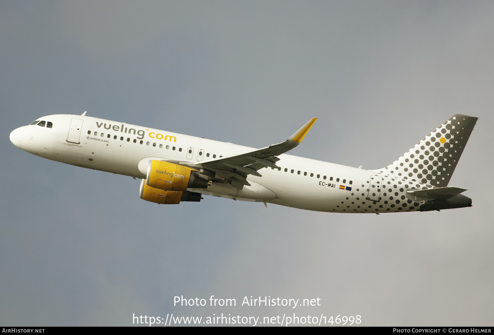 Aircraft Photo of EC-MAI | Airbus A320-214 | Vueling Airlines | AirHistory.net #146998