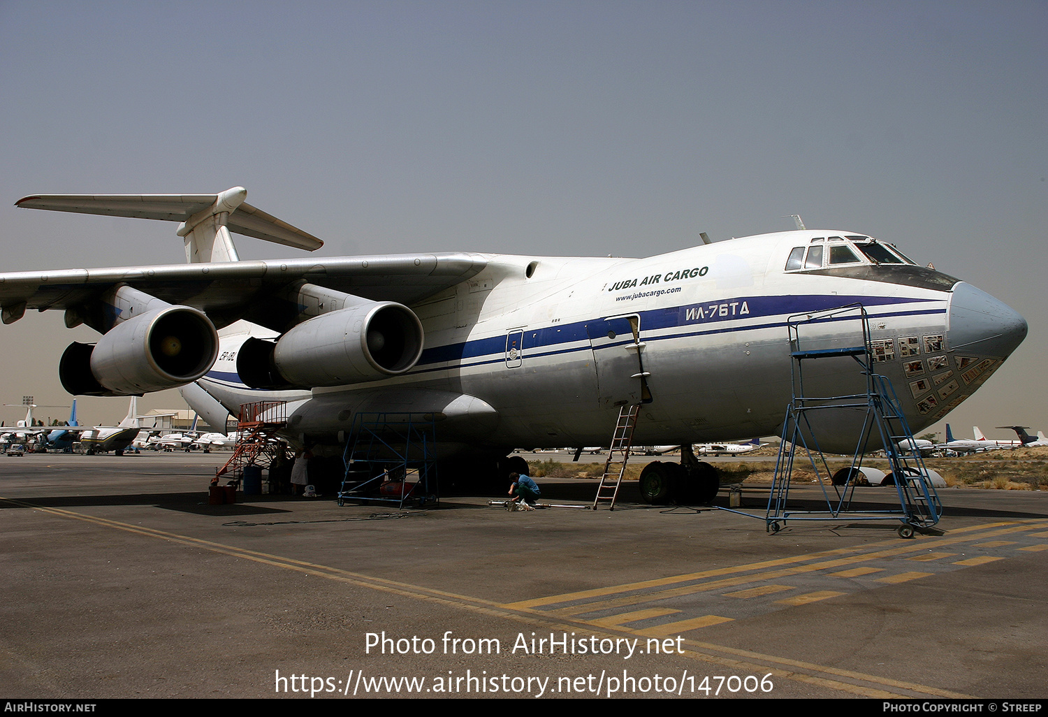 Aircraft Photo of ER-IBL | Ilyushin Il-76TD | Juba Air Cargo | AirHistory.net #147006