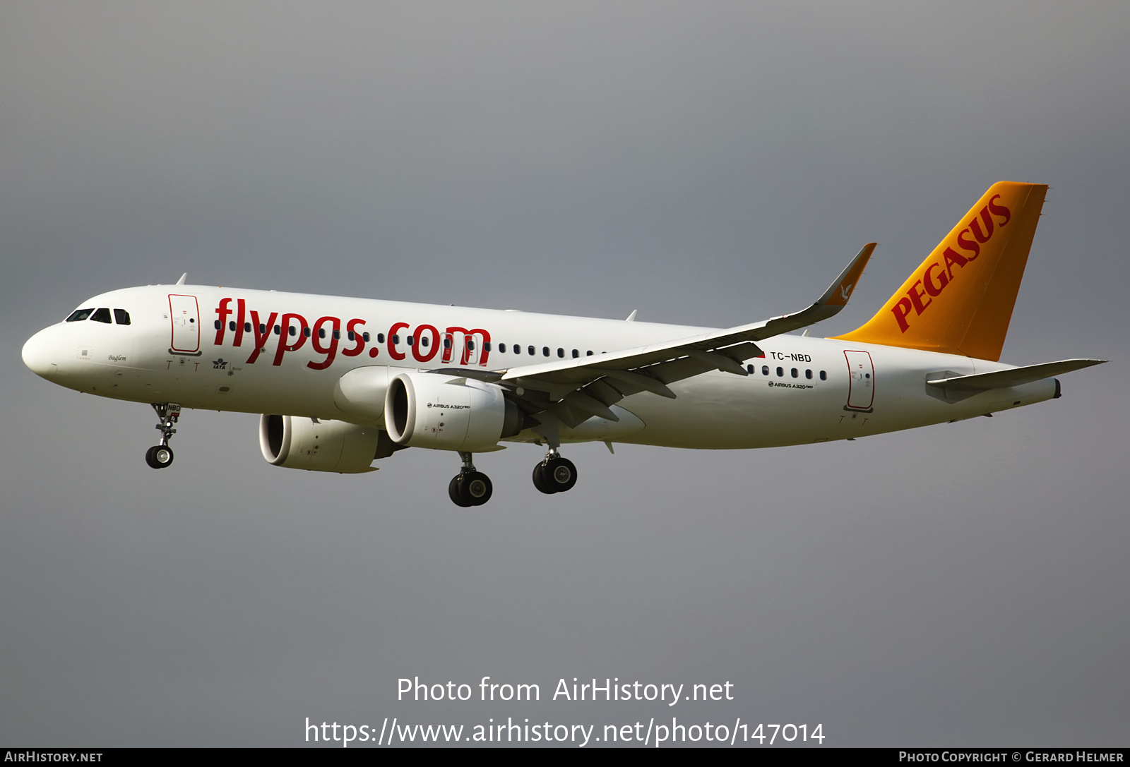 Aircraft Photo of TC-NBD | Airbus A320-251N | Pegasus Airlines | AirHistory.net #147014