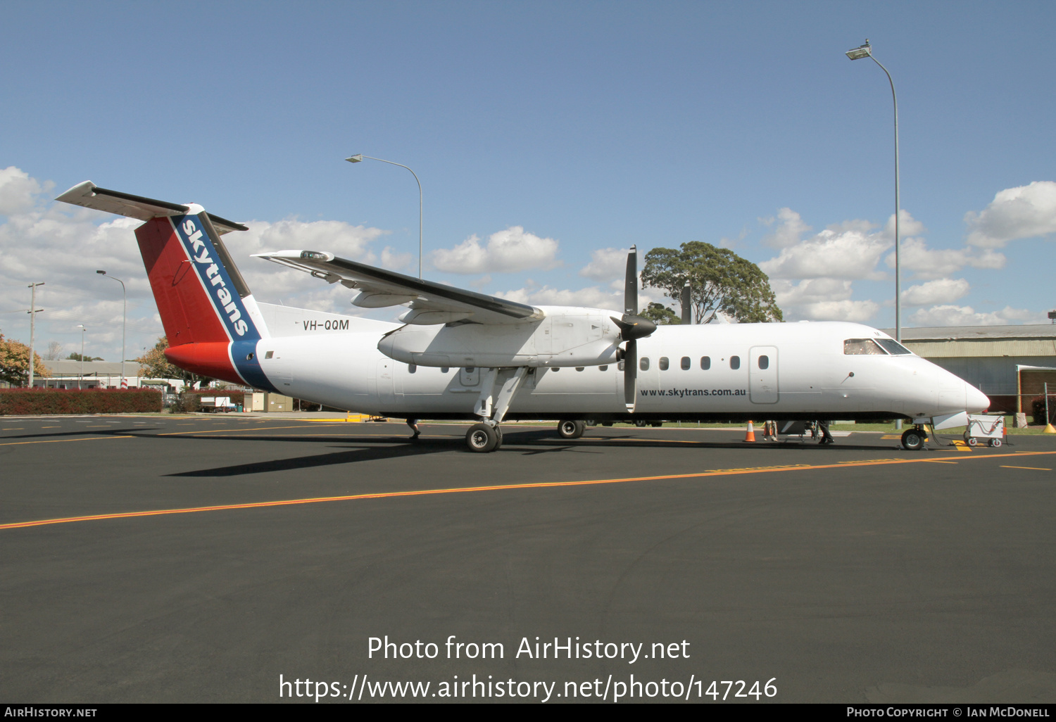 Aircraft Photo of VH-QQM | De Havilland Canada DHC-8-311A Dash 8 | Skytrans Airlines | AirHistory.net #147246