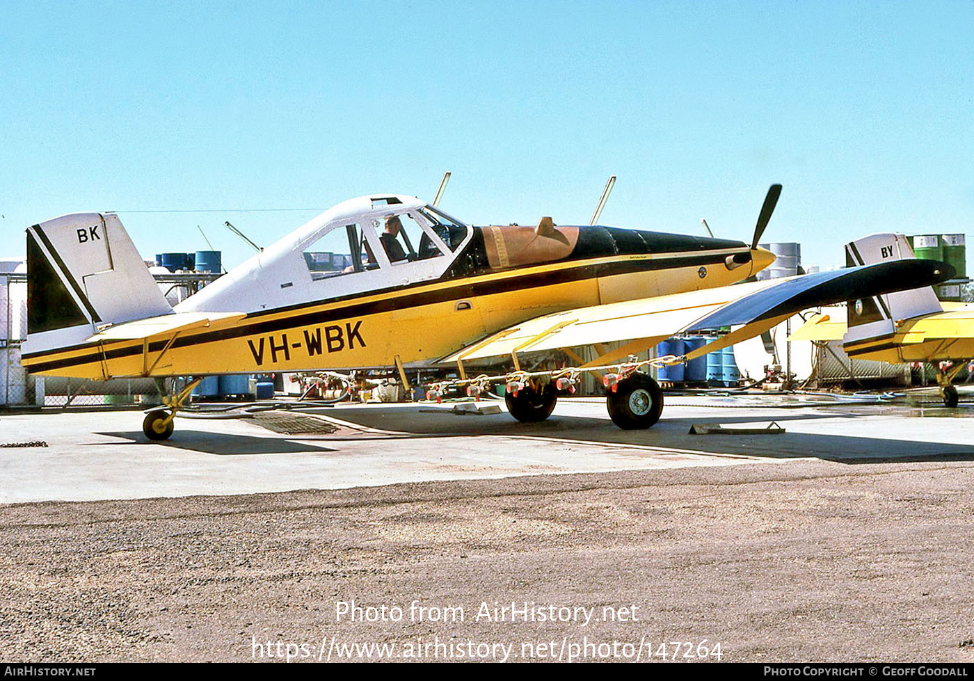 Aircraft Photo of VH-WBK | Ayres S2R-T15 Turbo Thrush | AirHistory.net #147264