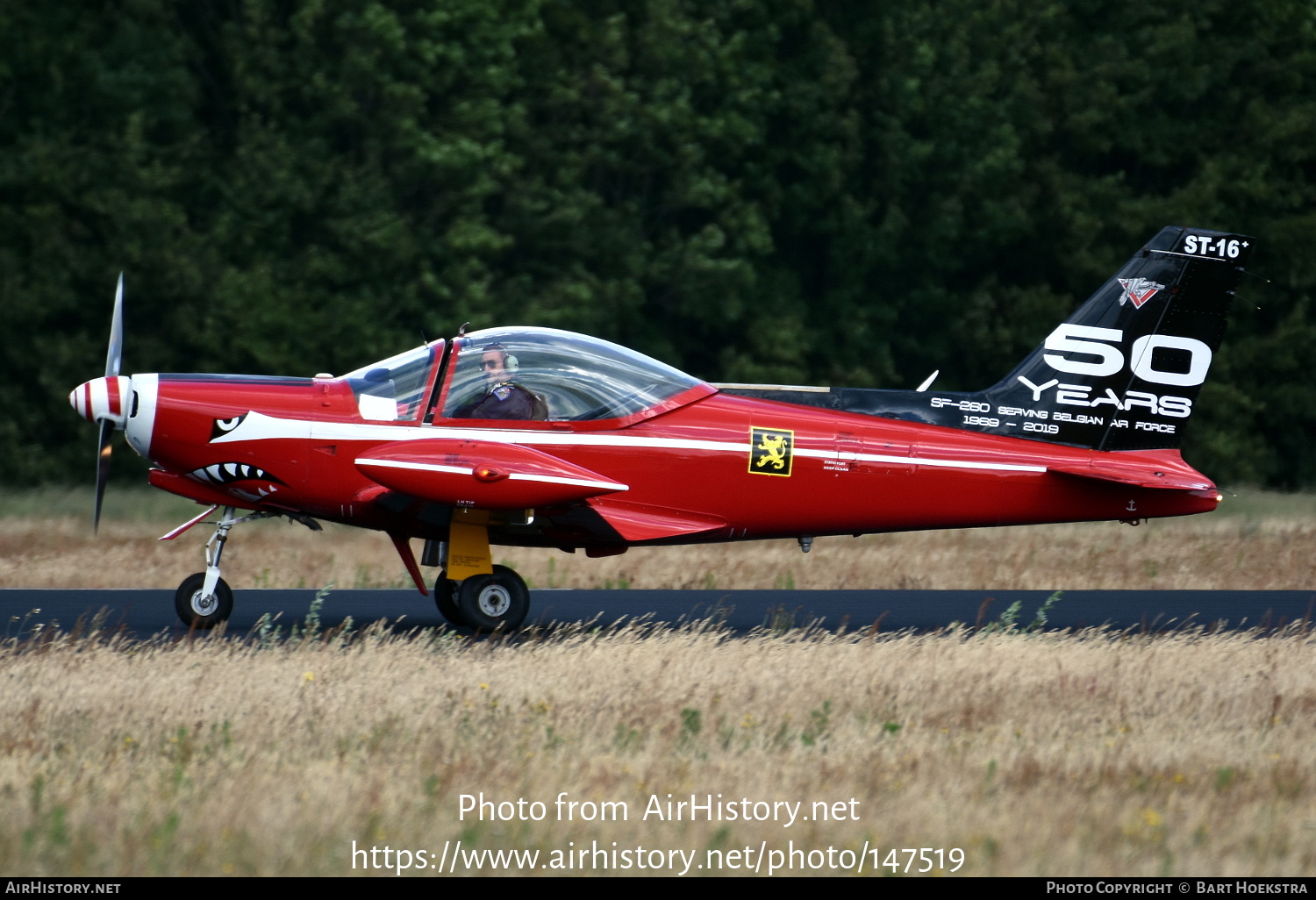 Aircraft Photo of ST-16 | SIAI-Marchetti SF-260M | Belgium - Air Force | AirHistory.net #147519