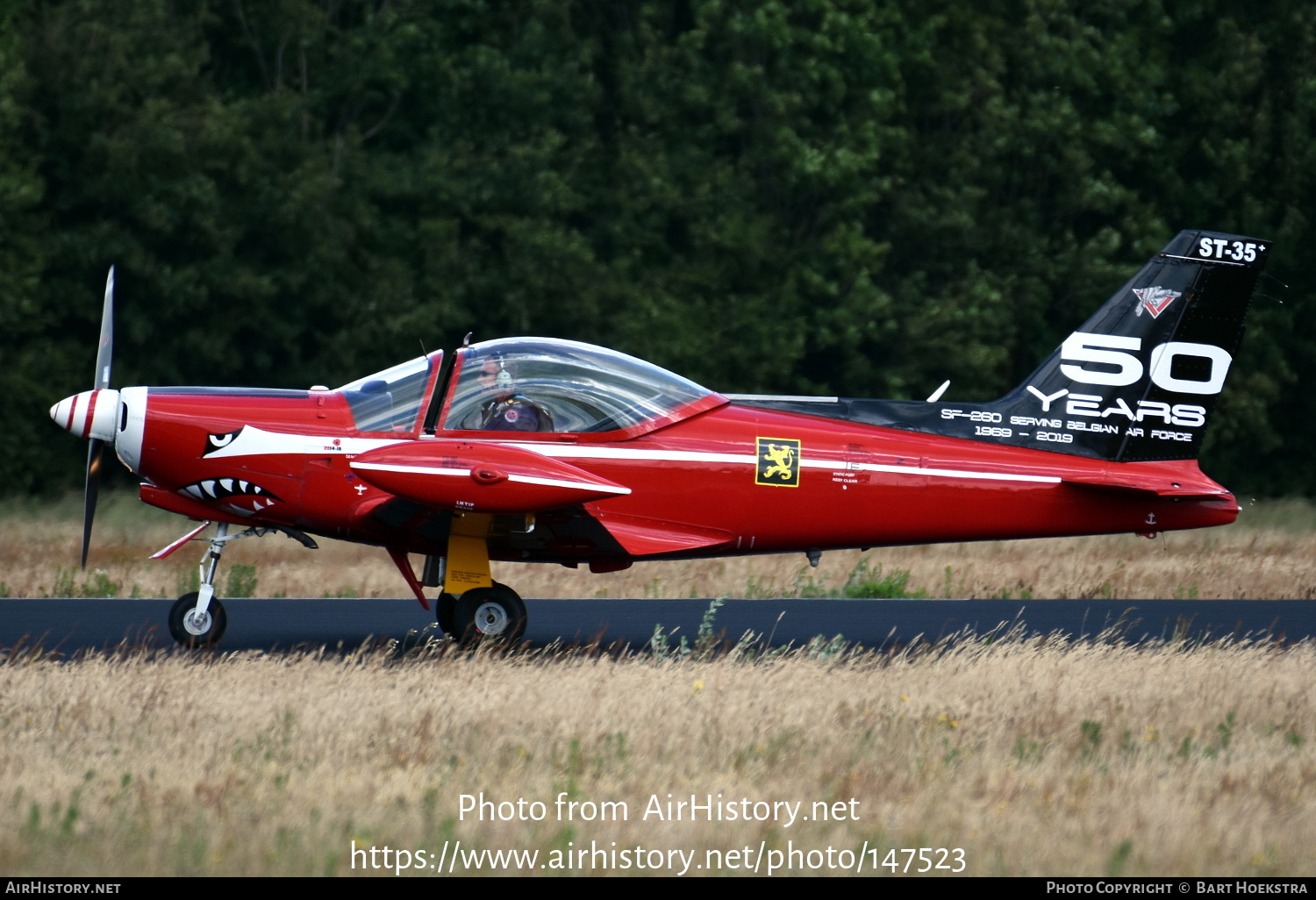 Aircraft Photo of ST-35 | SIAI-Marchetti SF-260M | Belgium - Air Force | AirHistory.net #147523