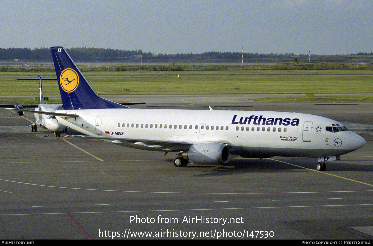 Aircraft Photo of D-ABEF | Boeing 737-330 | Lufthansa | AirHistory.net #147530