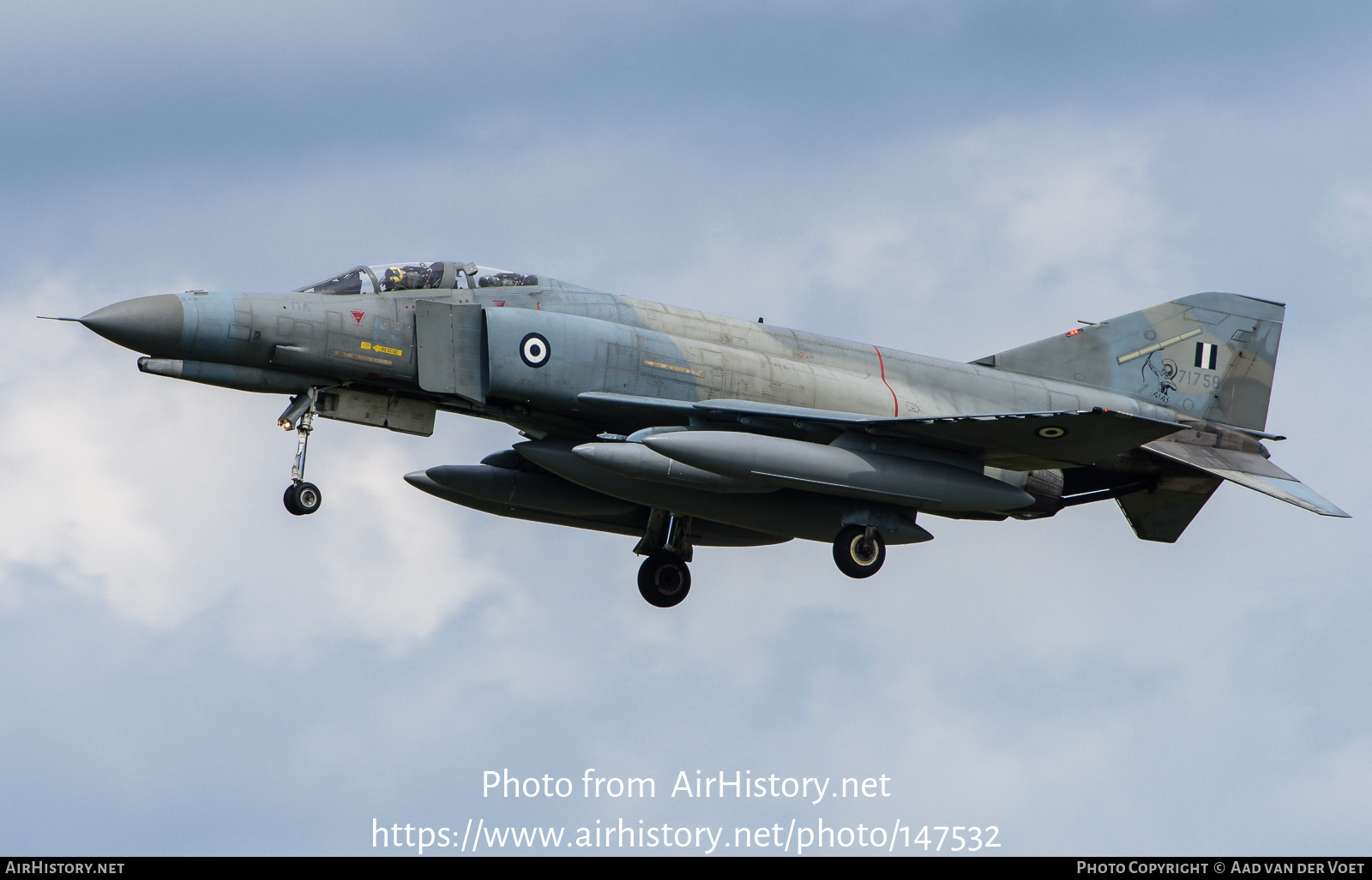 Aircraft Photo of 71758 | McDonnell Douglas F-4E Phantom II | Greece - Air Force | AirHistory.net #147532