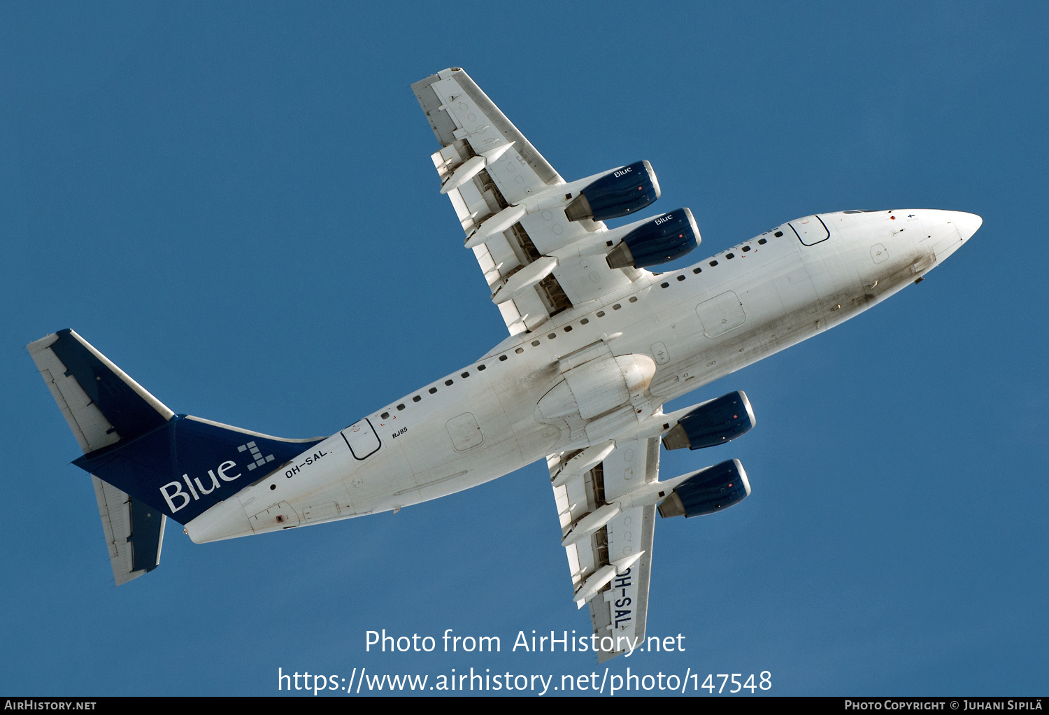 Aircraft Photo of OH-SAL | BAE Systems Avro 146-RJ85 | Blue1 | AirHistory.net #147548