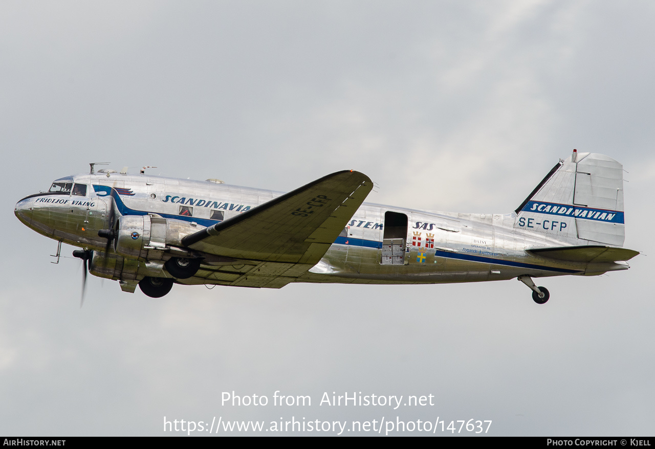 Aircraft Photo of SE-CFP | Douglas C-47A Skytrain | Flygande Veteraner | Scandinavian Airlines System - SAS | AirHistory.net #147637