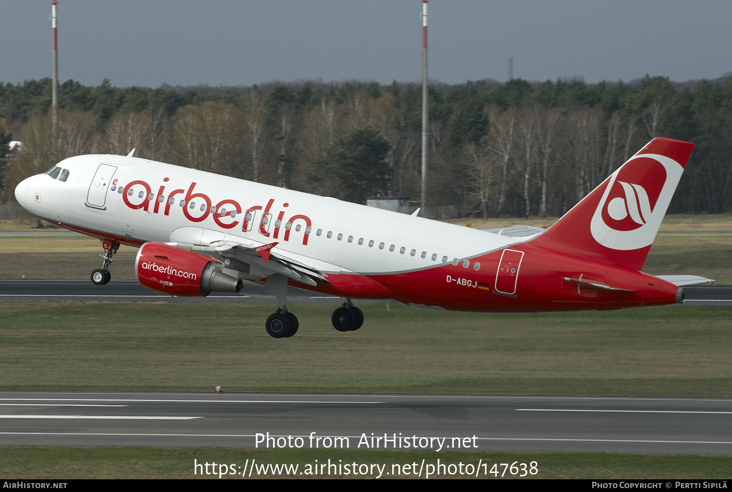 Aircraft Photo of D-ABGJ | Airbus A319-112 | Air Berlin | AirHistory.net #147638