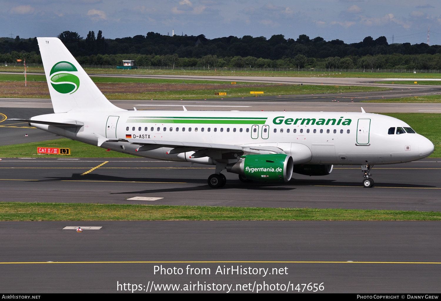 Aircraft Photo of D-ASTX | Airbus A319-112 | Germania | AirHistory.net #147656