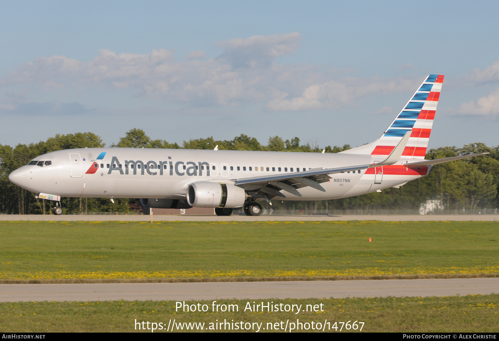 Aircraft Photo of N807NN | Boeing 737-823 | American Airlines | AirHistory.net #147667