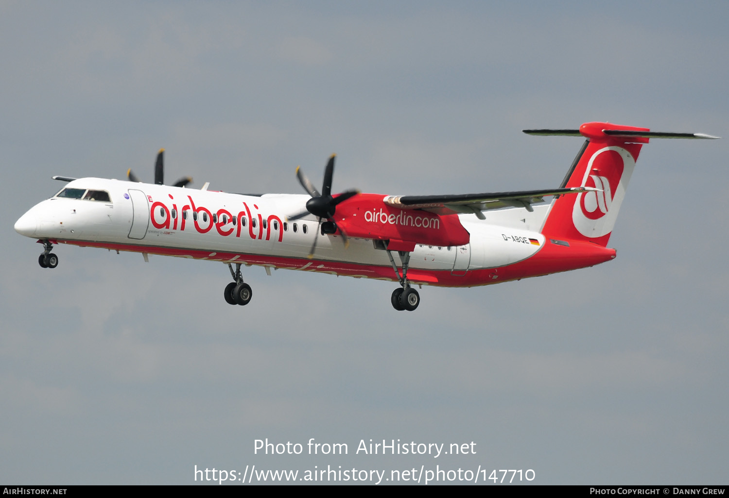 Aircraft Photo of D-ABQE | Bombardier DHC-8-402 Dash 8 | Air Berlin | AirHistory.net #147710