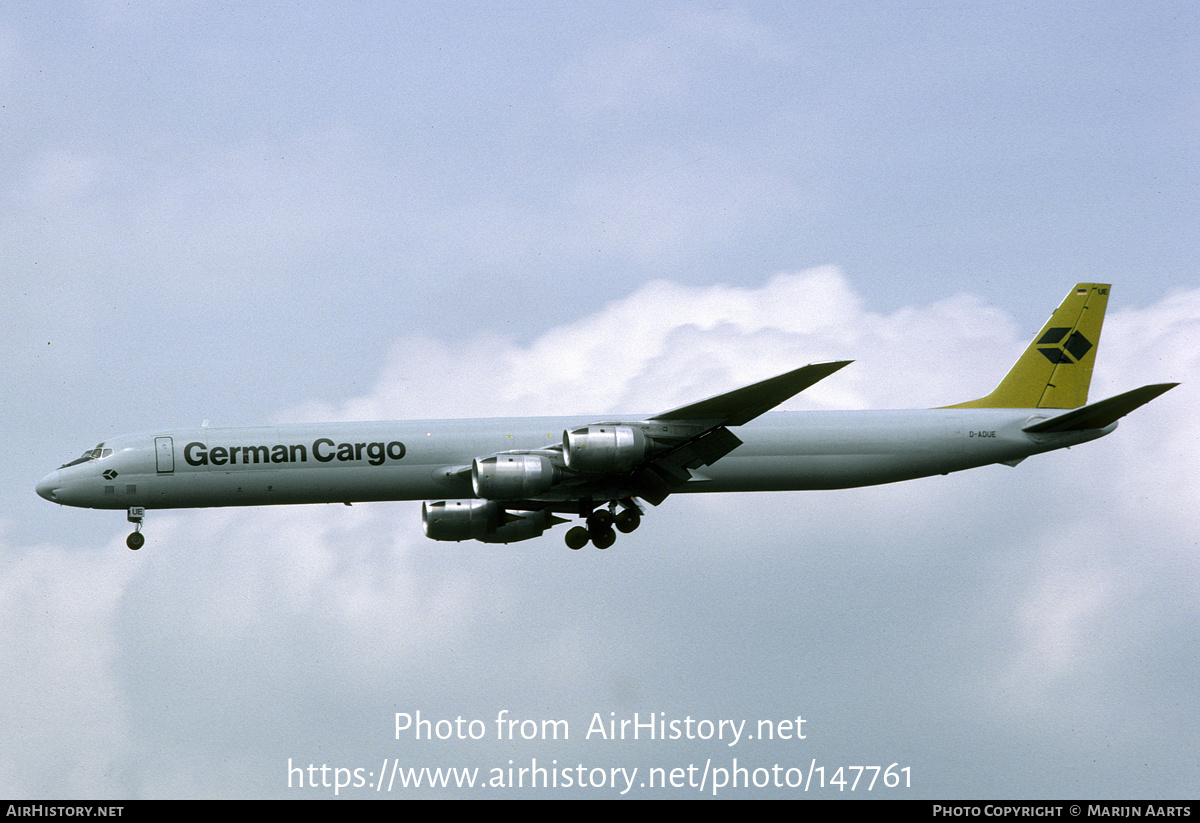 Aircraft Photo of D-ADUE | McDonnell Douglas DC-8-73AF | German Cargo | AirHistory.net #147761