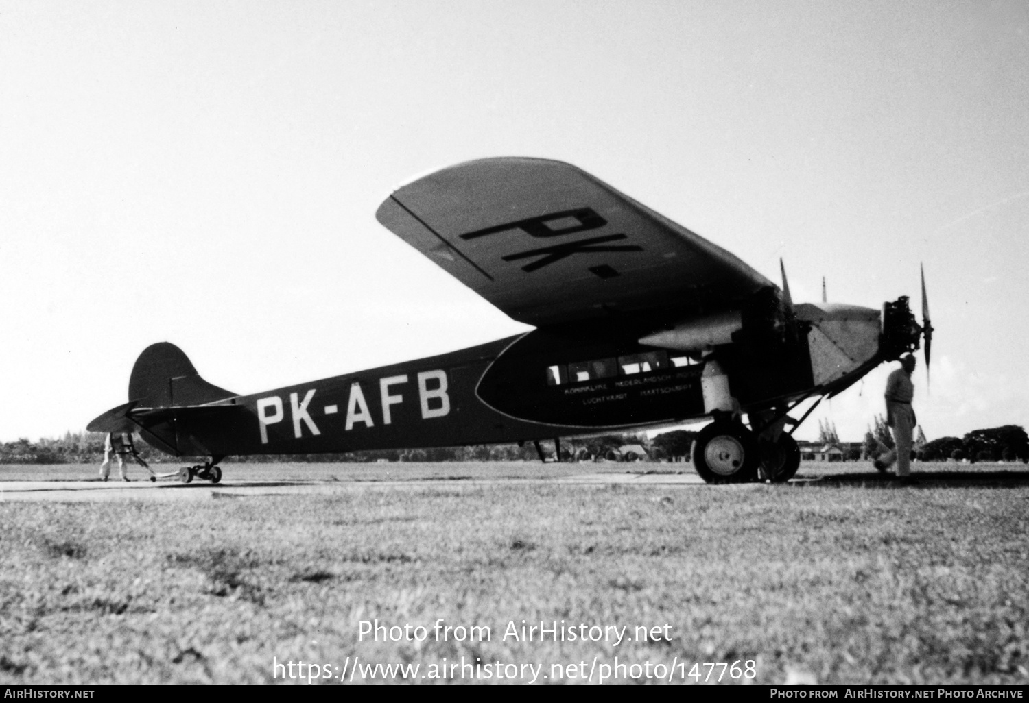 Aircraft Photo of PK-AFB | Fokker F.VIIb-3m | KNILM - Royal Netherlands Indies Airways | AirHistory.net #147768