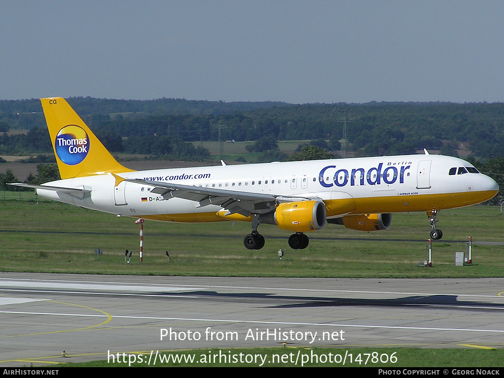 Aircraft Photo of D-AICG | Airbus A320-212 | Condor Berlin | AirHistory.net #147806