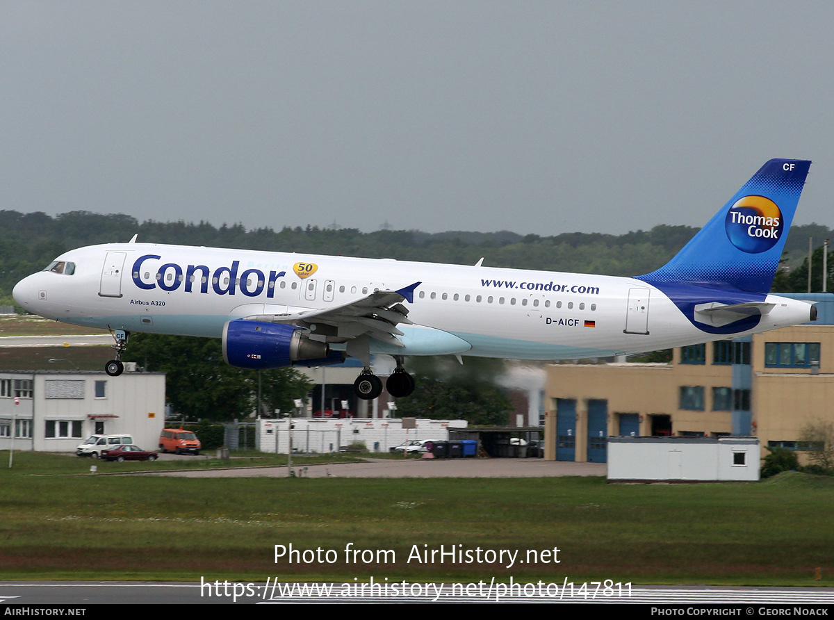 Aircraft Photo of D-AICF | Airbus A320-212 | Condor Flugdienst | AirHistory.net #147811